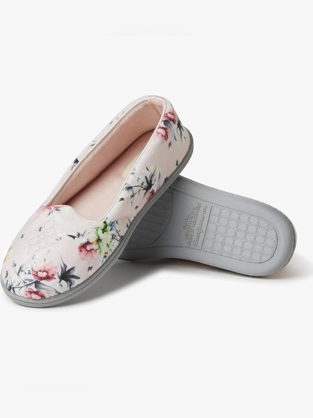Dearfoams Women's Rebecca Soft Memory Foam house shoes
